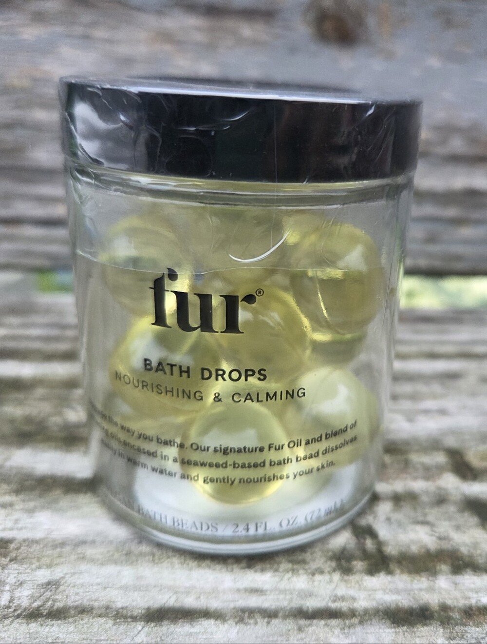 NEW Fur Bath Drops Nourishing & Calm Vegan Bath Oil 2.4 fl oz